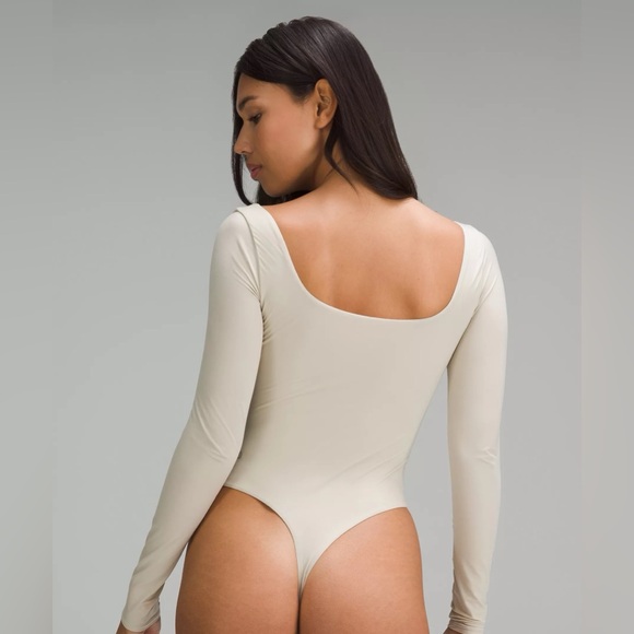 Lululemon Wundermost Ultra Soft Nulu Square Neck Long Sleeve Bodysuit - Size XS - Picture 9 of 12